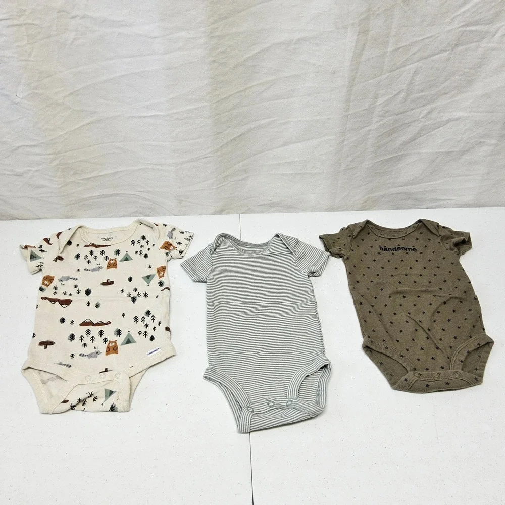 Carter's Old Navy Baby Boy Clothes Bundle 3 Months Hoodie Gauze 5pc